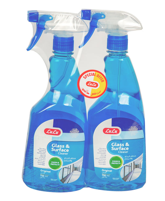 LuLu Glass And Surface Cleaner Value Pack 2 x 750 ml