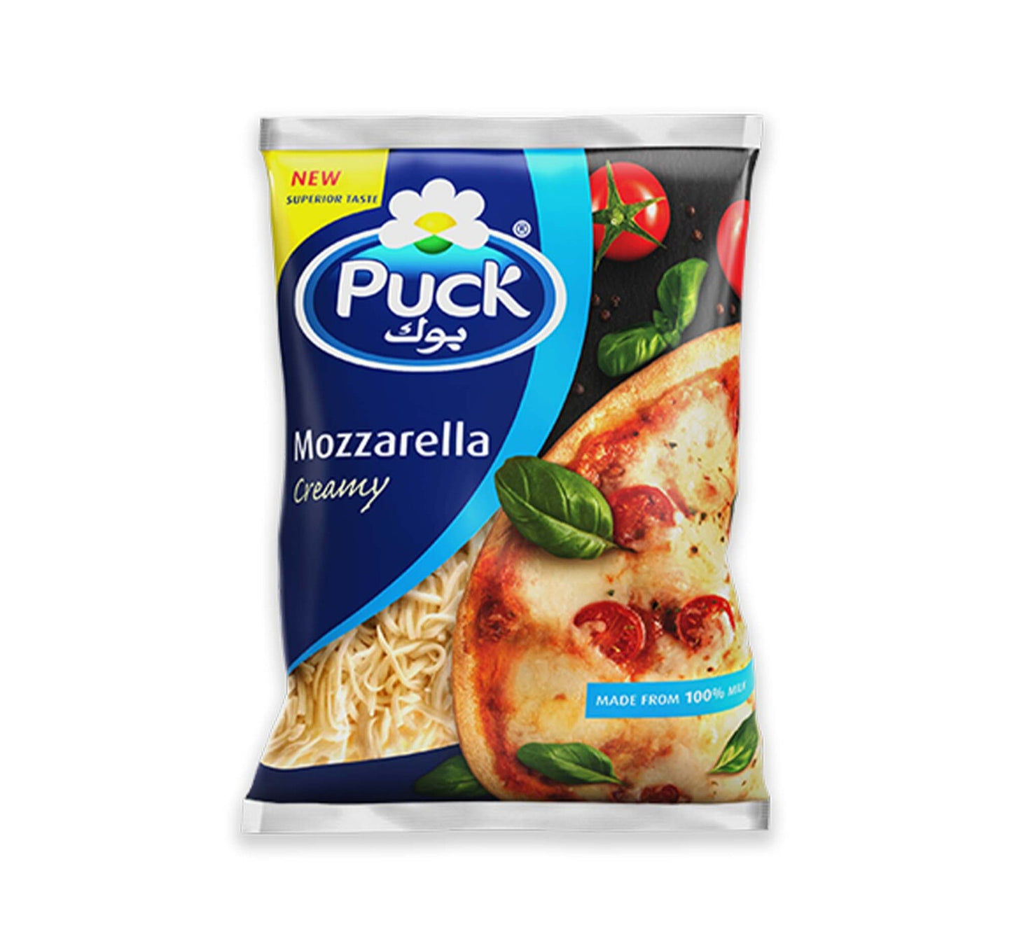 Puck Creamy Mozzarella Shredded Cheese Value Pack 2 x 180 g