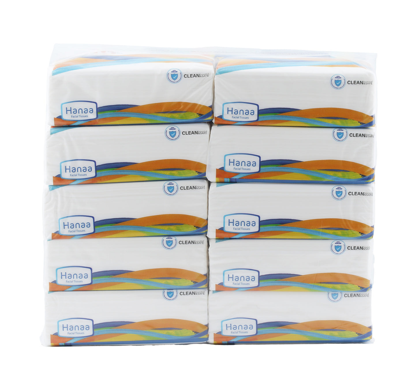 Hanaa Facial Tissue 2ply 10 x 200 Sheets