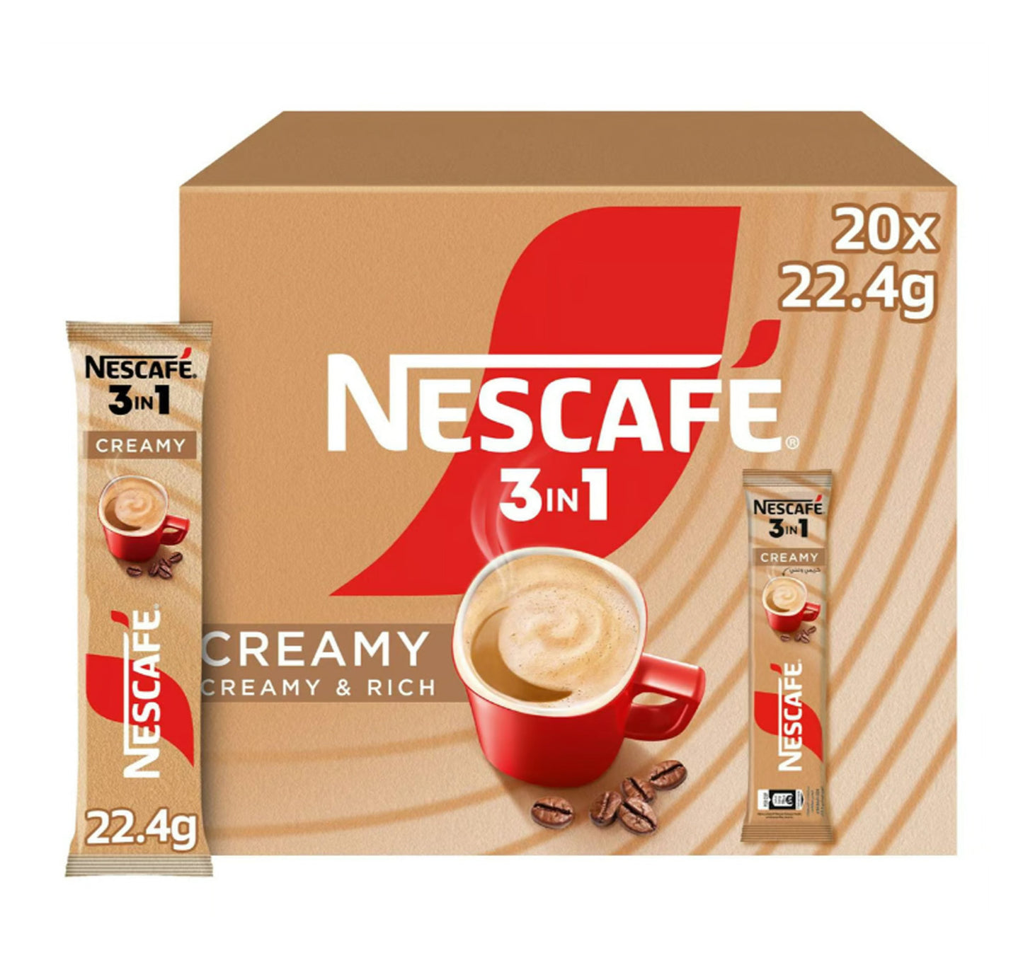 Nescafe 3in1 Creamy Latte 20 x 22.4 g