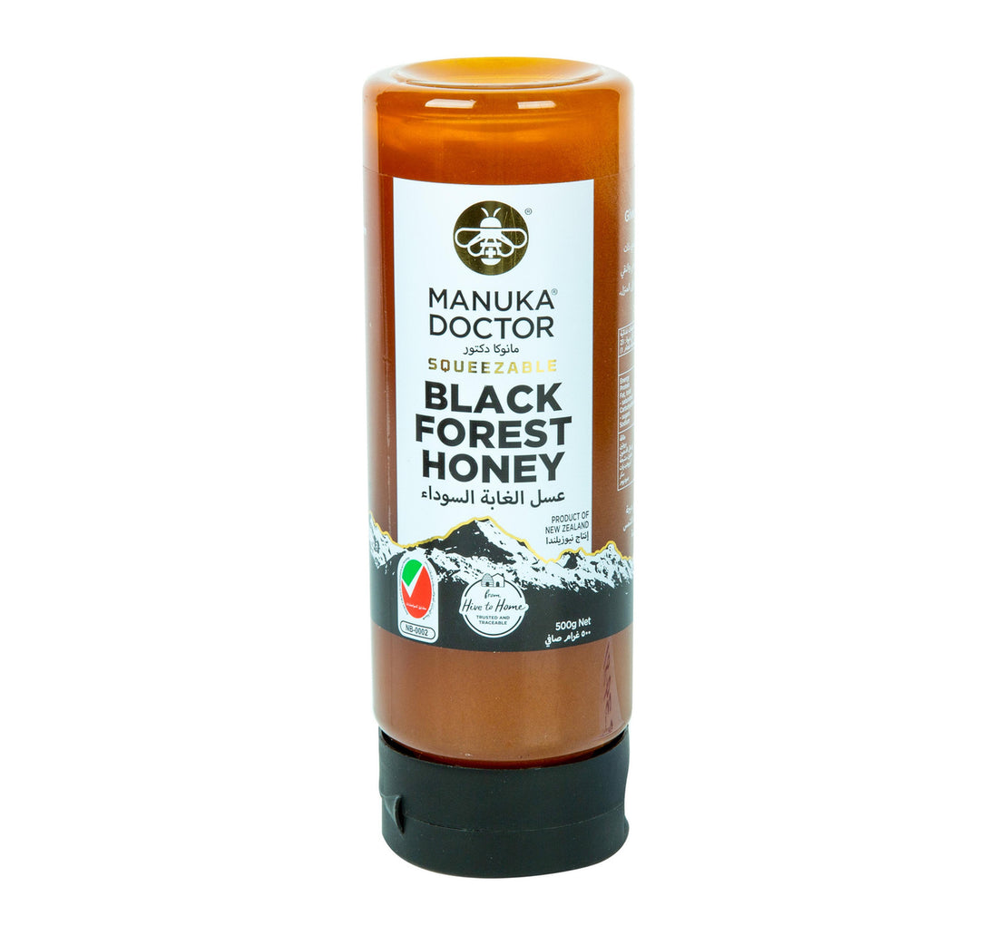 Manuka Doctor Squeezable Black Forest Honey 500 g