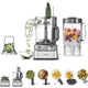 Kenwood Food Processor 1000W with Blender, Grinder Mill, Dual Metal Whisk, Dough Maker, Citrus Juicer, Express Serve/Salad Maker, Kitchen Scale/Weighing Tray FDM71.690SS Silver
