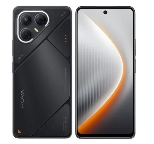 Tecno Pova 7 5G Smartphone, 8 GB RAM, 256 GB Storage, Geek Black