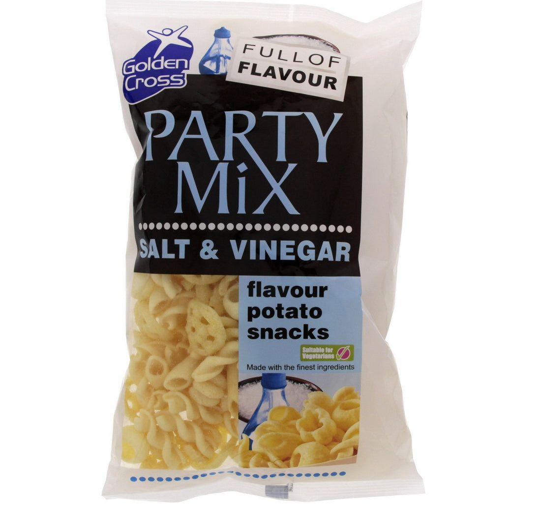 Golden Cross Party Mix Salt & Vinegar Potato Snacks 125 g