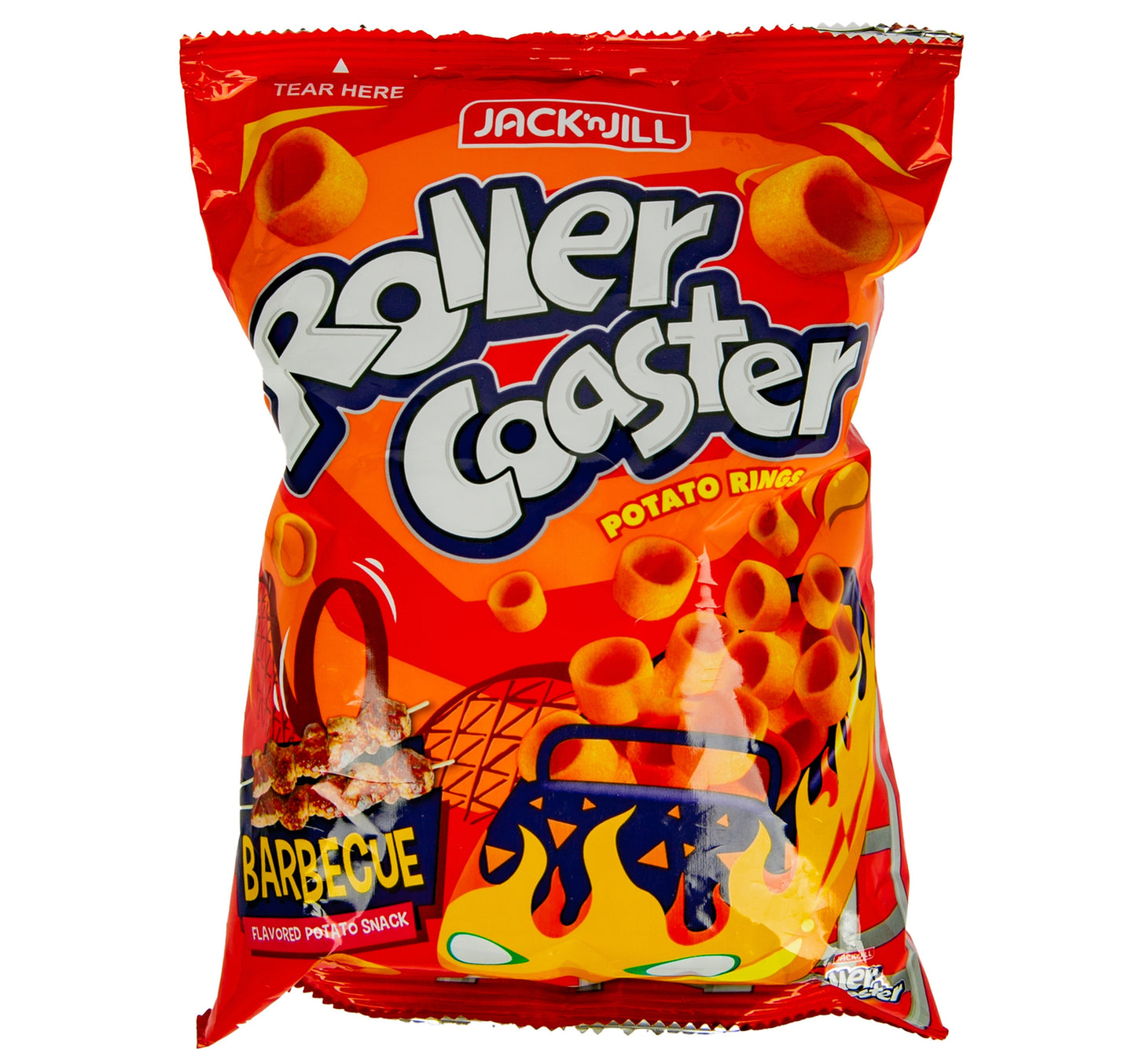 Jack 'n Jill Barbecue Roller Coaster Potato Rings 85 g