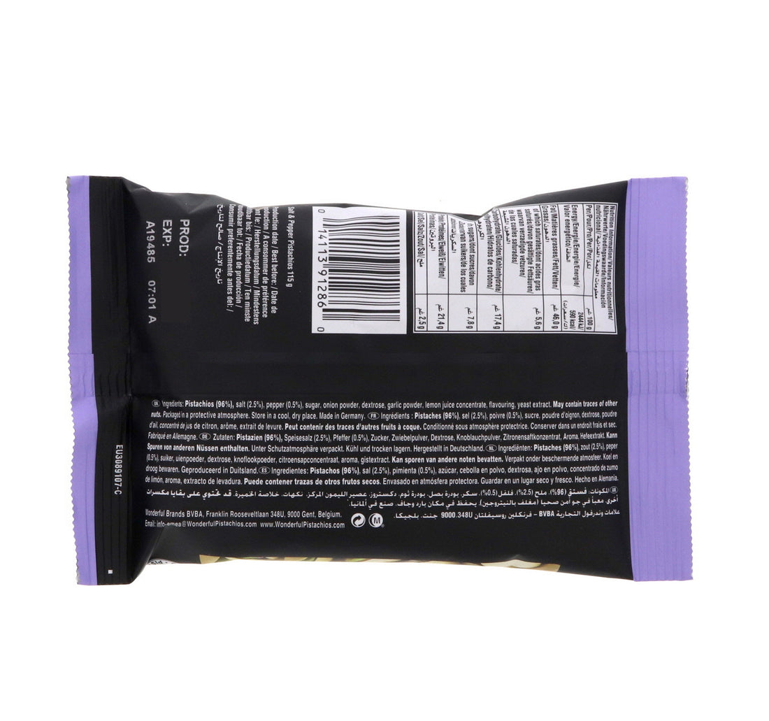 Wonderful Salt & Pepper XXL Pistachios 115 g