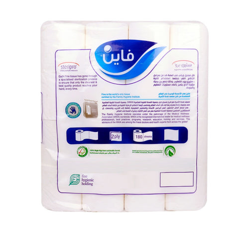 Fine Comfort Toilet Rolls 2ply 12 x 180 Sheets