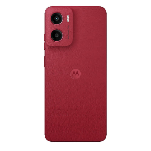 Motorola G05 4G Smartphone, 4 GB RAM, 128 GB Storage, Plum Red
