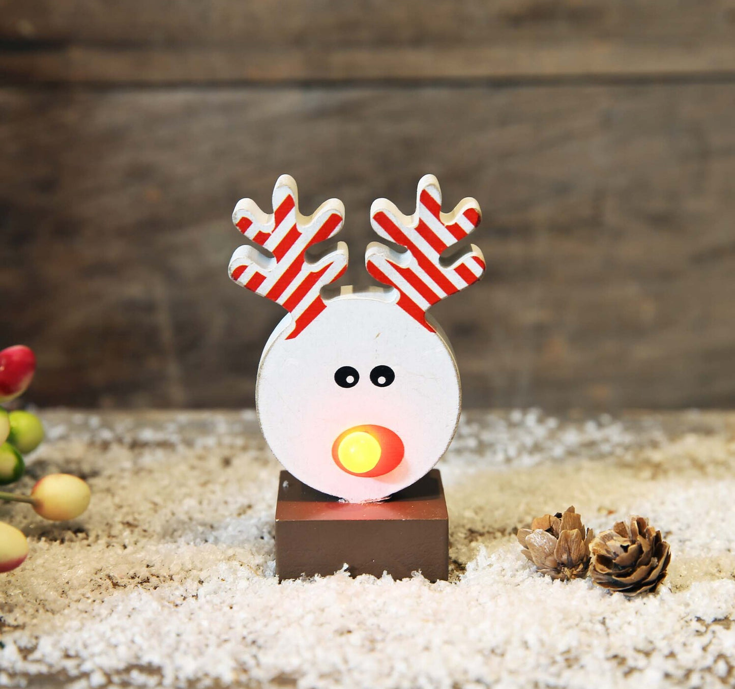 Party Fusion Battery Operated Table Decoration X'mas Santa LED Light