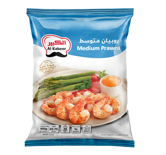 Al Kabeer Medium Prawns 400 g