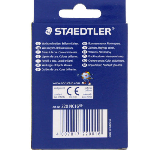 Staedtler Noris Club Wax Crayons 220NC16 16 Piece
