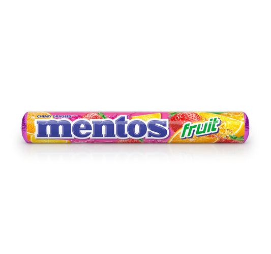 Mentos Chewy Candy Fruit Flavor 37 g