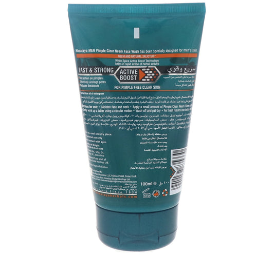 Himalaya Men Pimple Clear Neem Face Wash 100 ml