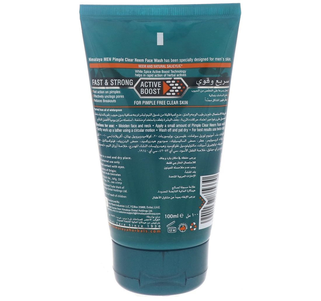 Himalaya Men Pimple Clear Neem Face Wash 100 ml