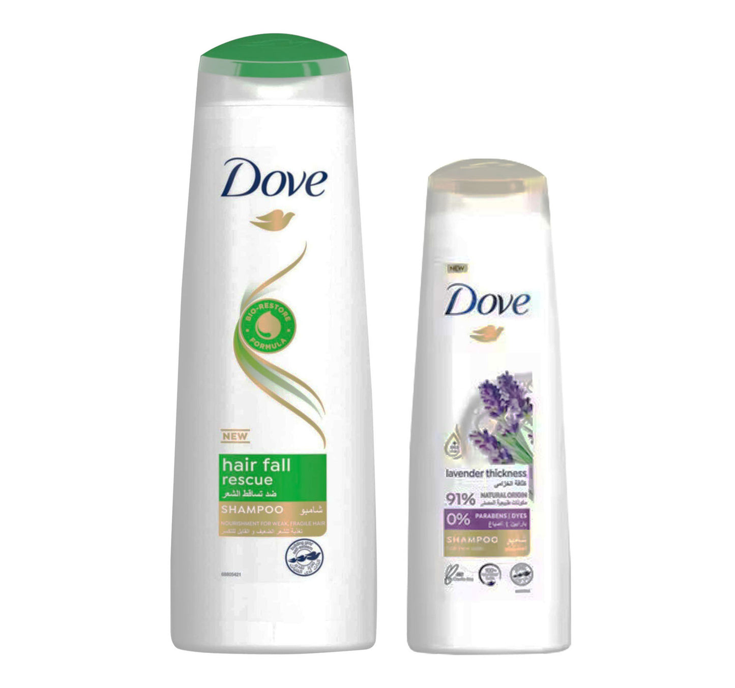 Dove Hair Fall Rescue Shampoo 400 ml + 180 ml