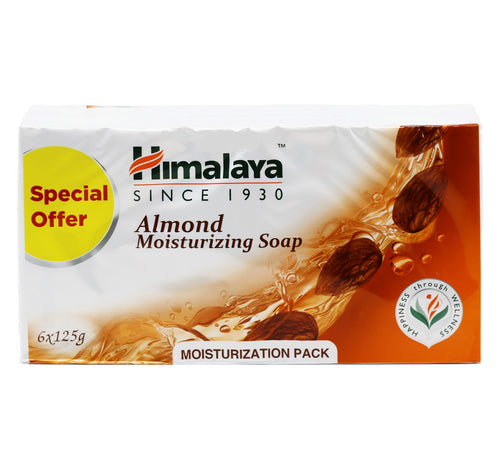 Himalaya Almond Moisturizing Soap 6 x 125 g