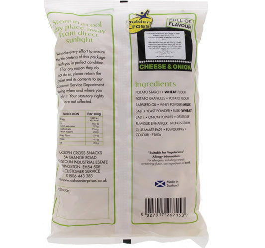Golden Cross Party Mix Cheese & Onion Potato Snacks 125 g