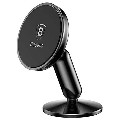 Baseus Mobile Car Mount Holder with Magnetic Bracket, Black, SUYZD-01 Lulu Hypermarket