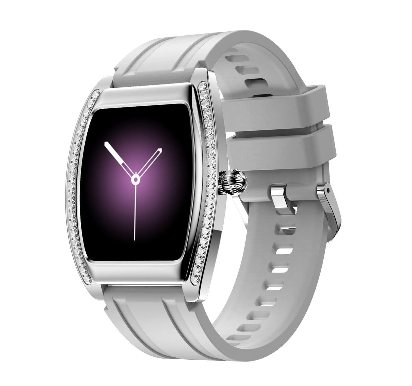 X.Cell Smart Watch Selen Silver Frame With White Silicon Strap