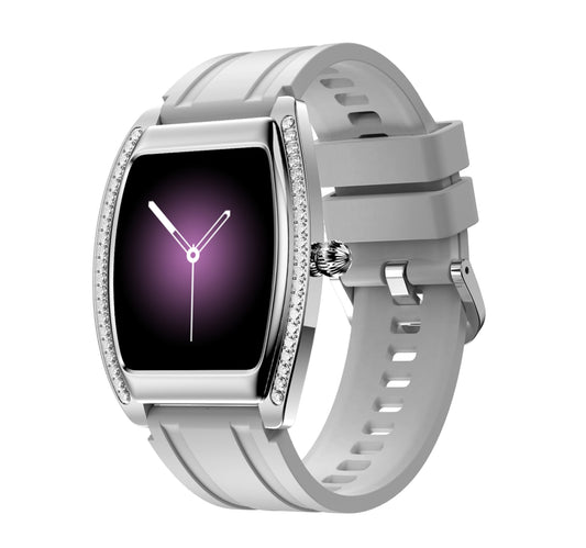 X.Cell Smart Watch Selen Silver Frame With White Silicon Strap