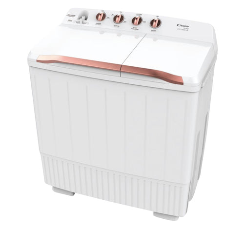Candy Twin Tub Top Load Semi Automatic Washing Machine, 14/7.5 kg, 1350 RPM, White/Grey Colour, CTT148W-19