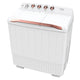Candy Twin Tub Top Load Semi Automatic Washing Machine, 14/7.5 kg, 1350 RPM, White/Grey Colour, CTT148W-19