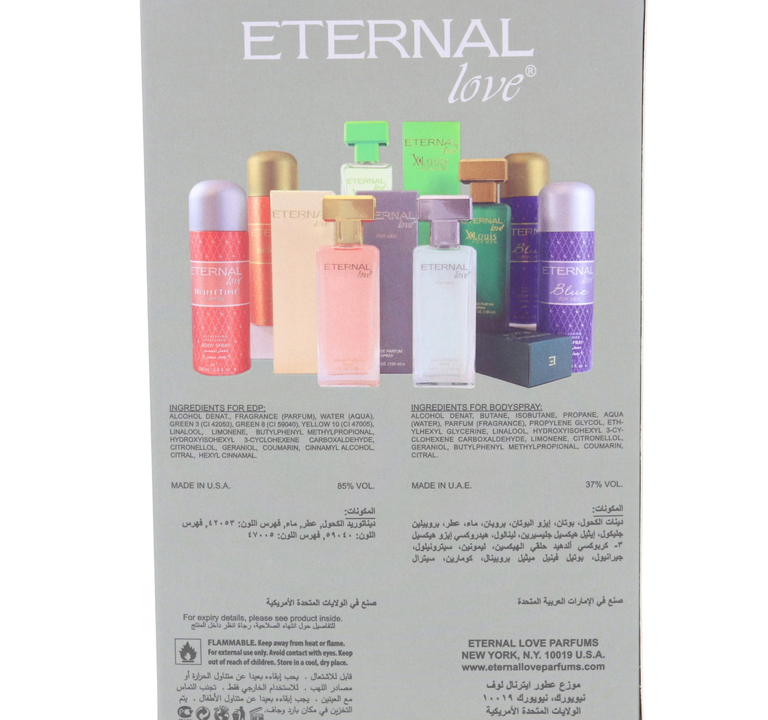 Eternal Love Perfume For Men 100 ml + Deodorant 150 ml Assorted