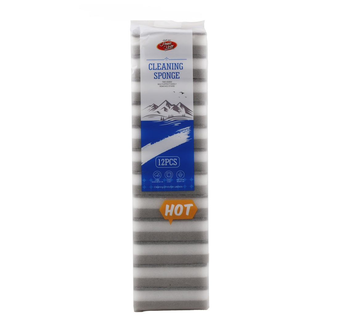 Home Mate Cleaning Sponge Black YK1029-10 12 pcs