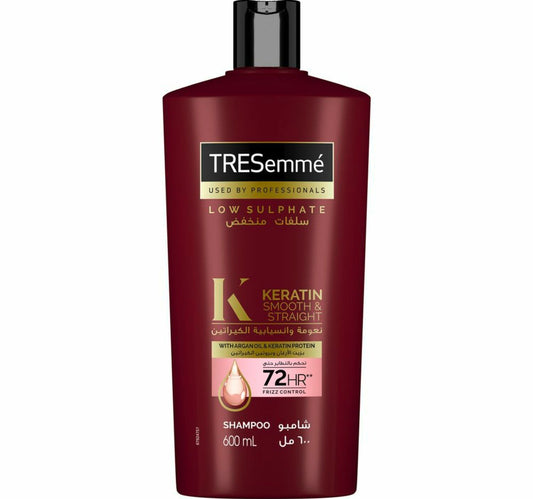 TRESemme Keratin Smooth Shampoo with Argan Oil for Dry & Frizzy Hair 600 ml
