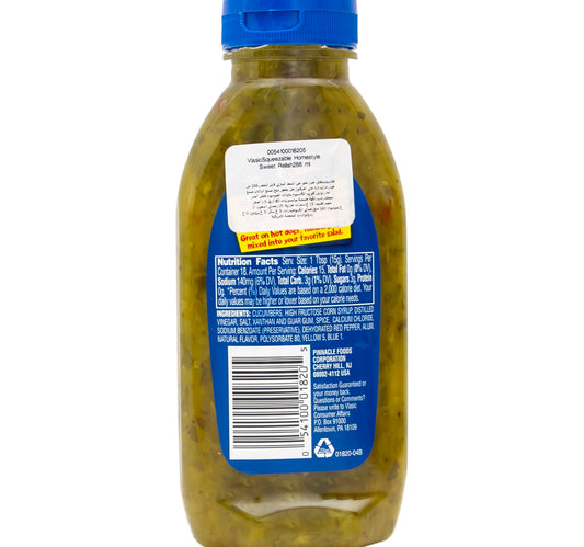 Vlasic Squeezable Home Style Relish Sweet Relish 266 ml
