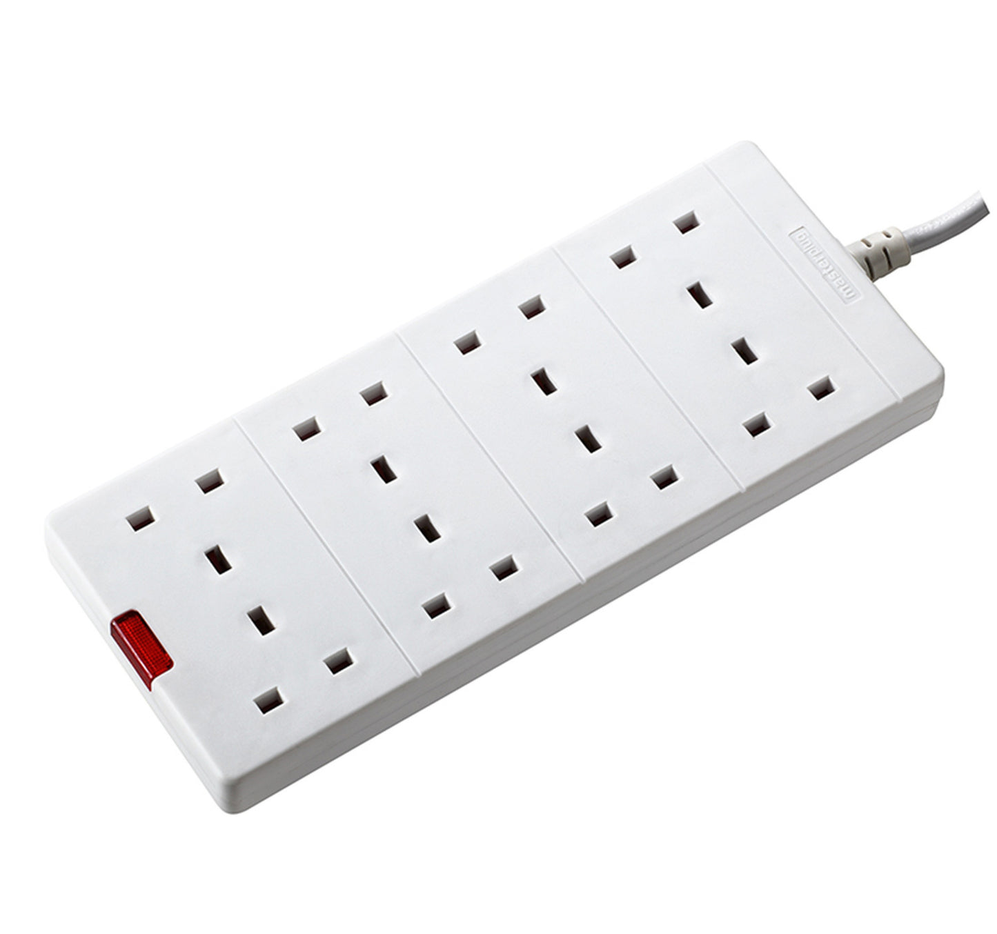 Masterplug Extension 8 Way BEN210 2 Meter