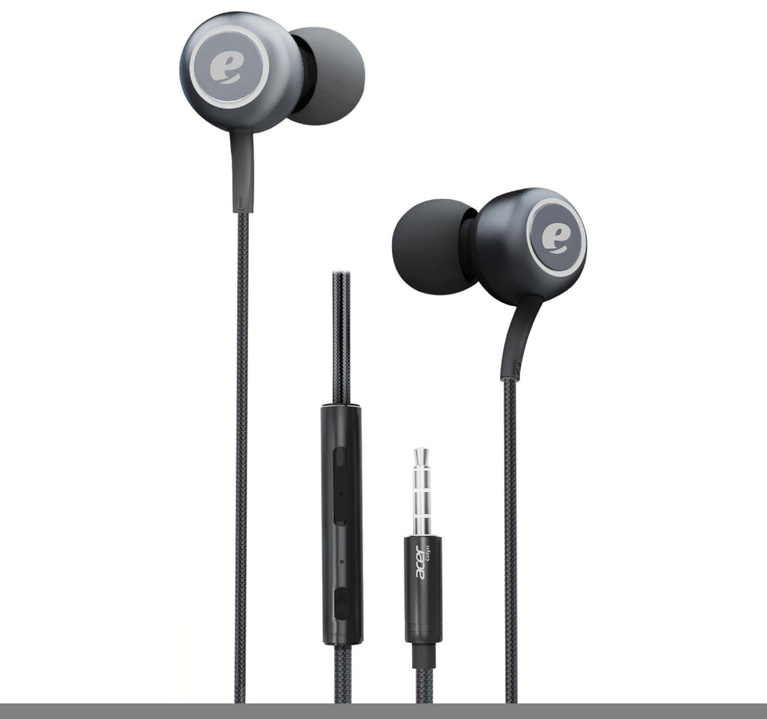 سماعة رأس ستيريو من Acer، لون أسود، AX ONE