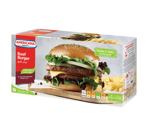 Americana Arabic Spices Beef Burger 448 g