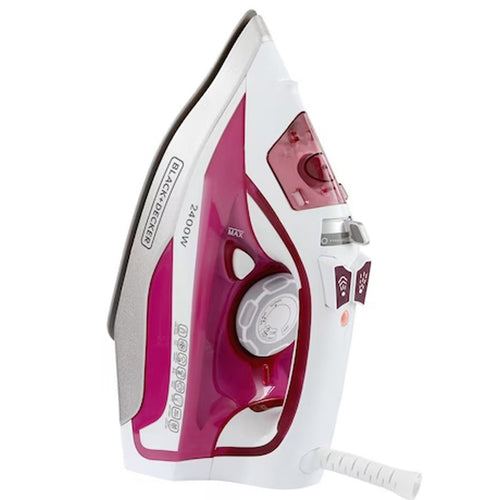 Black+Decker Steam Iron with Ceramic Soleplate, 2400 W, 380 ml, X2400-B5