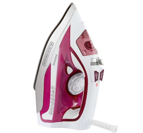 Black+Decker Steam Iron with Ceramic Soleplate, 2400 W, 380 ml, X2400-B5