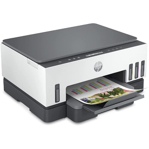 HP Smart Tank 720 All-in-One Wireless Ink Tank Printer, White/Grey, 6UU46A