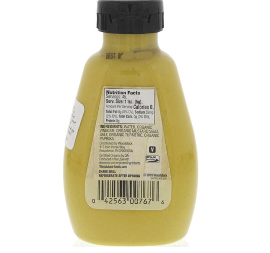 Woodstock Organic Yellow Mustard 227 g