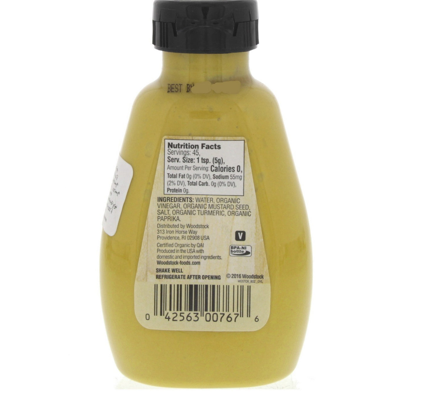 Woodstock Organic Yellow Mustard 227 g