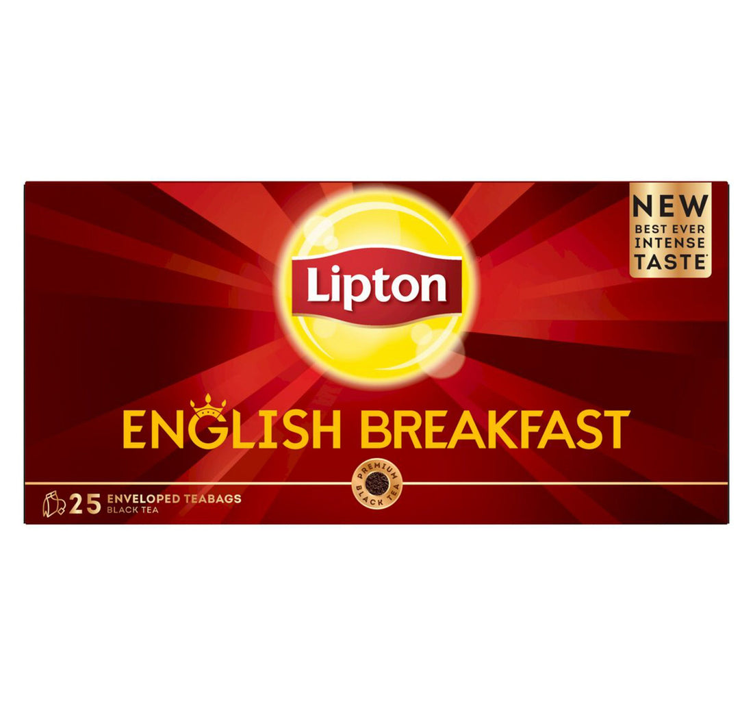 Lipton Black Tea English Breakfast Envelope 25 Teabags
