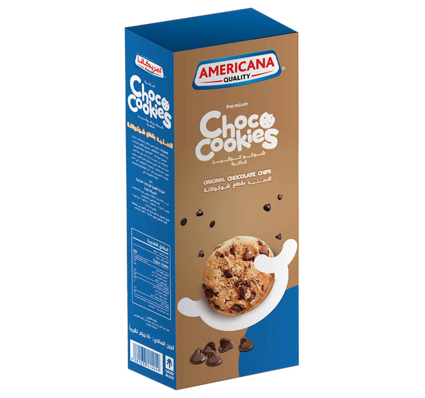 Americana Premium Original Choco Cookies 180 g