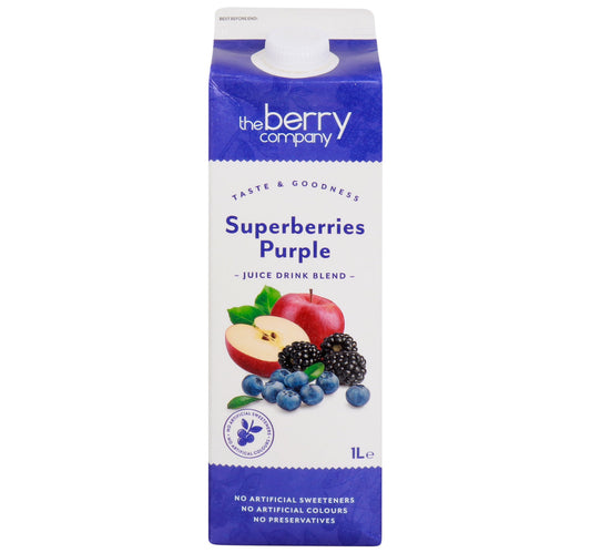 The Berry Company Superberries Juice Drink Purple 1 Litre