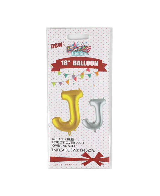 بالون فويل للحفلات - J HK19L-19 مقاس 16 بوصة