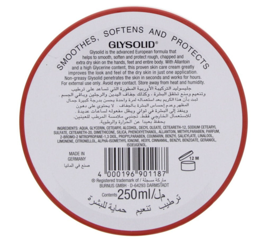 Glysolid Glycerin Cream 250 ml