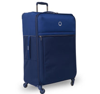 Delsey Brochant 4 Wheel Soft Trolley, 78 cm, Blue