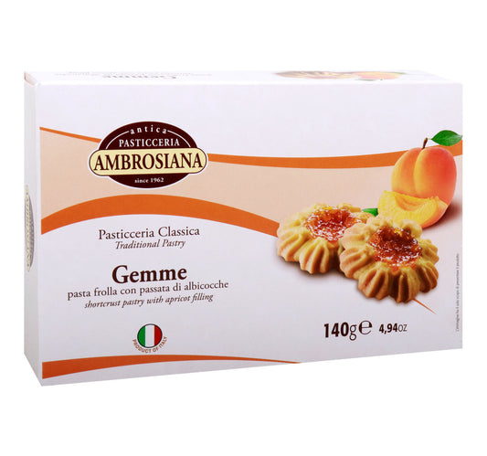 Ambrosiana Gemme Shortcrust Pastry with Apricot Filling 140 g
