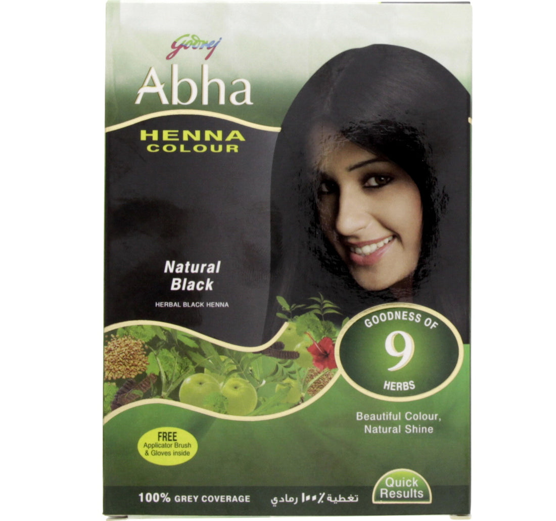 Godrej Abha Henna Color Natural Black 60 g