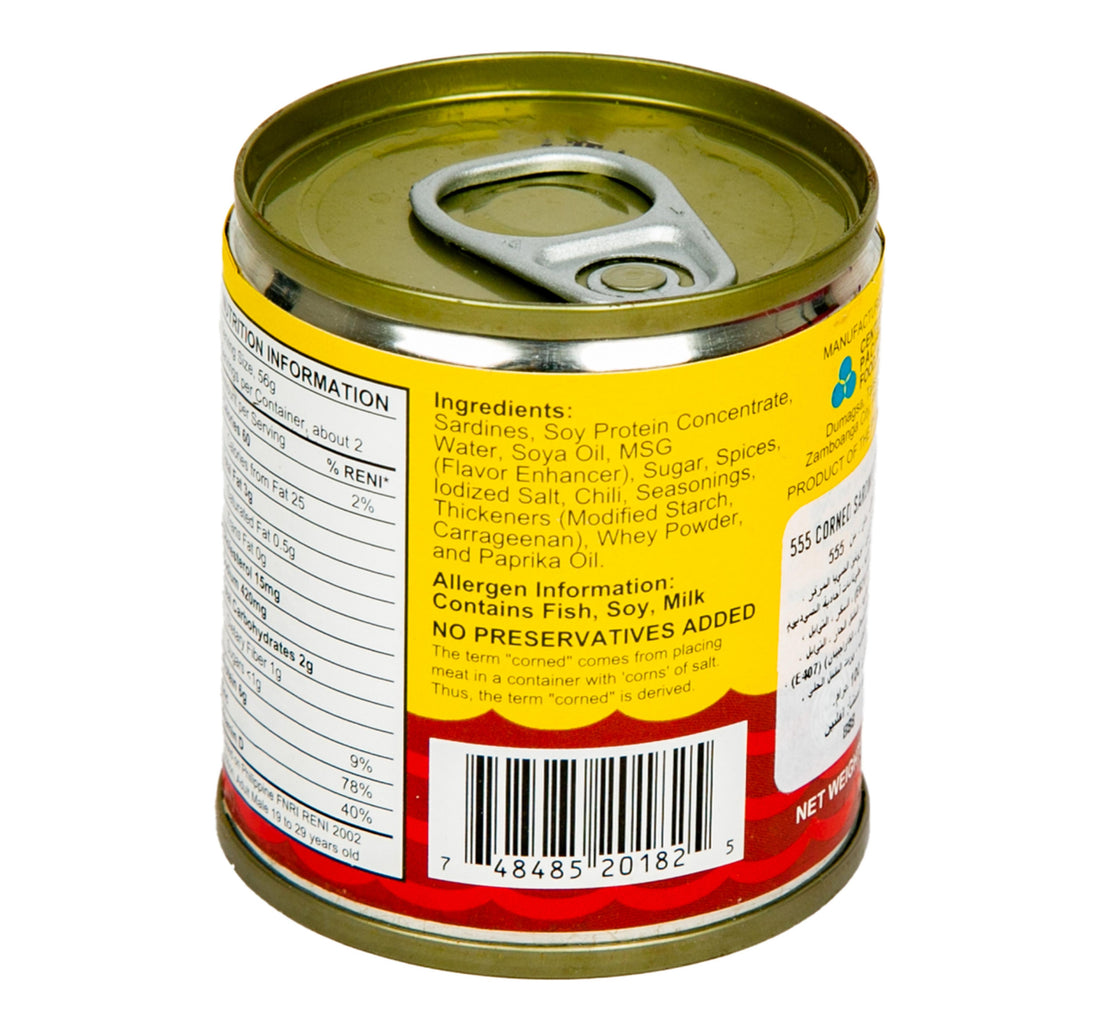 555 Spicy Corned Sardines 100 g