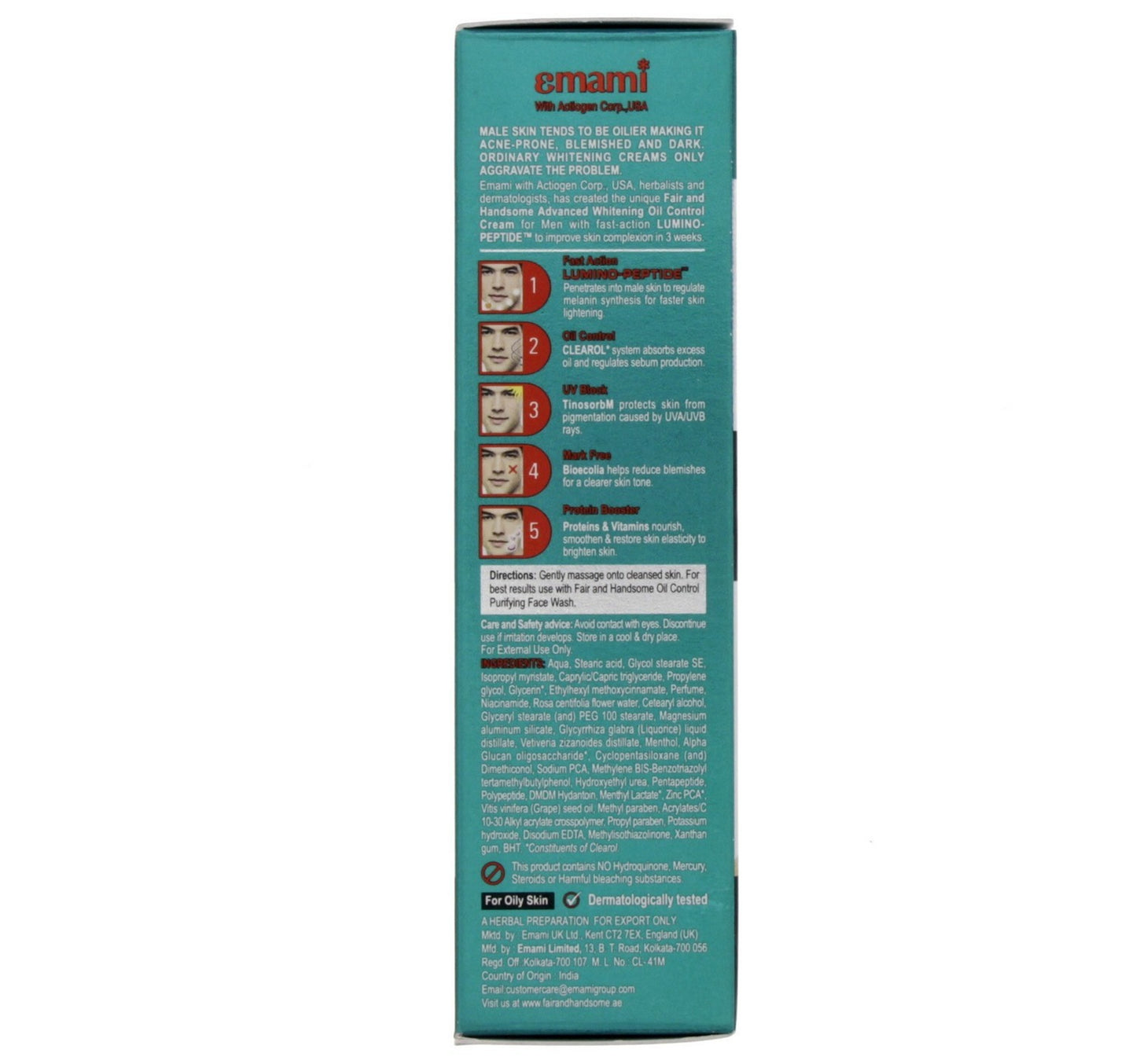 Emami Fair And Handsome Advanced Whitening Cream 50 Gm