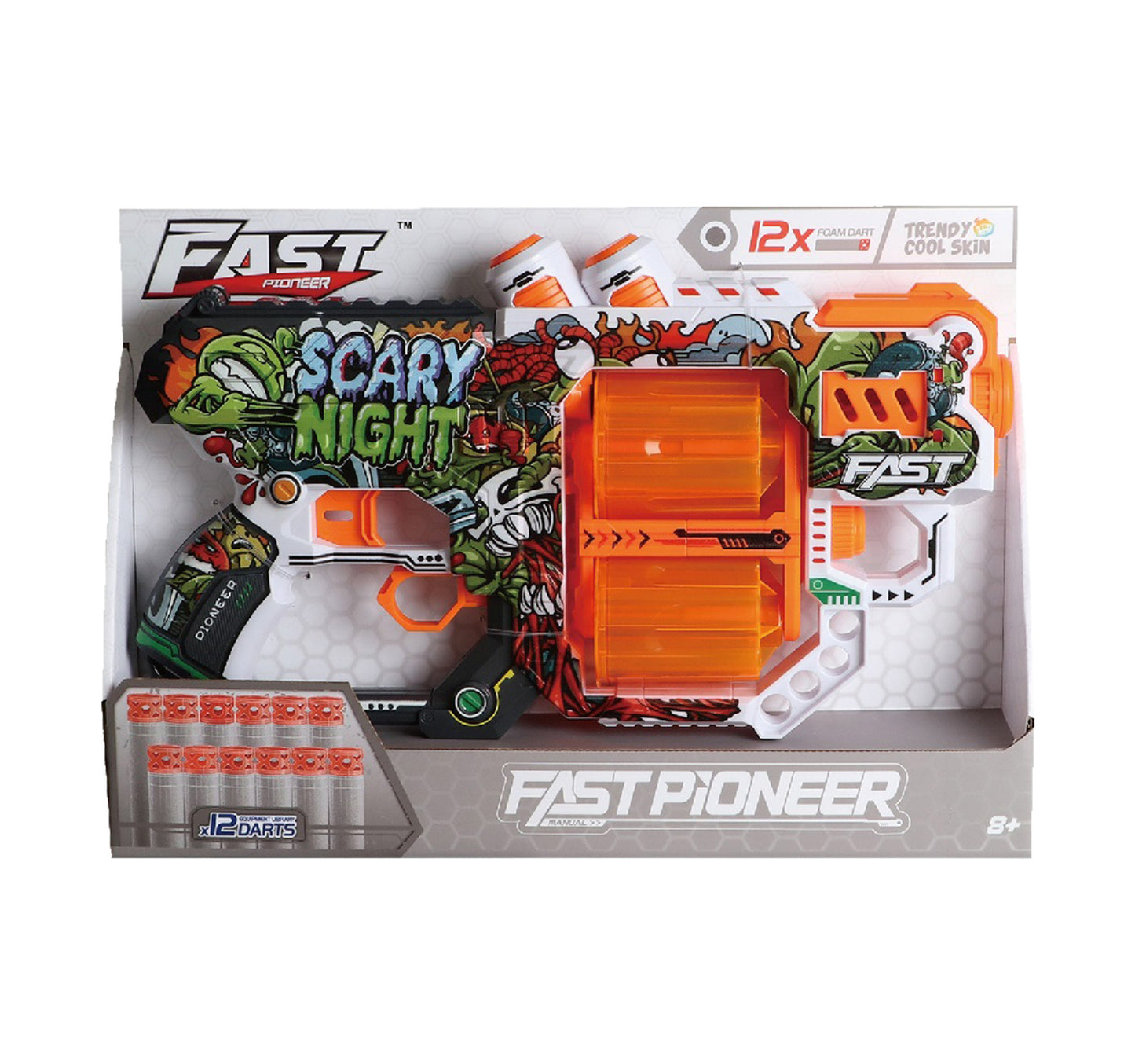 Skid Fusion Gun With Soft Bullet BH101 Assorted Colors