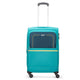 VIP Evolve Plus 4 Wheel Soft Trolley 55cm Teal Blue